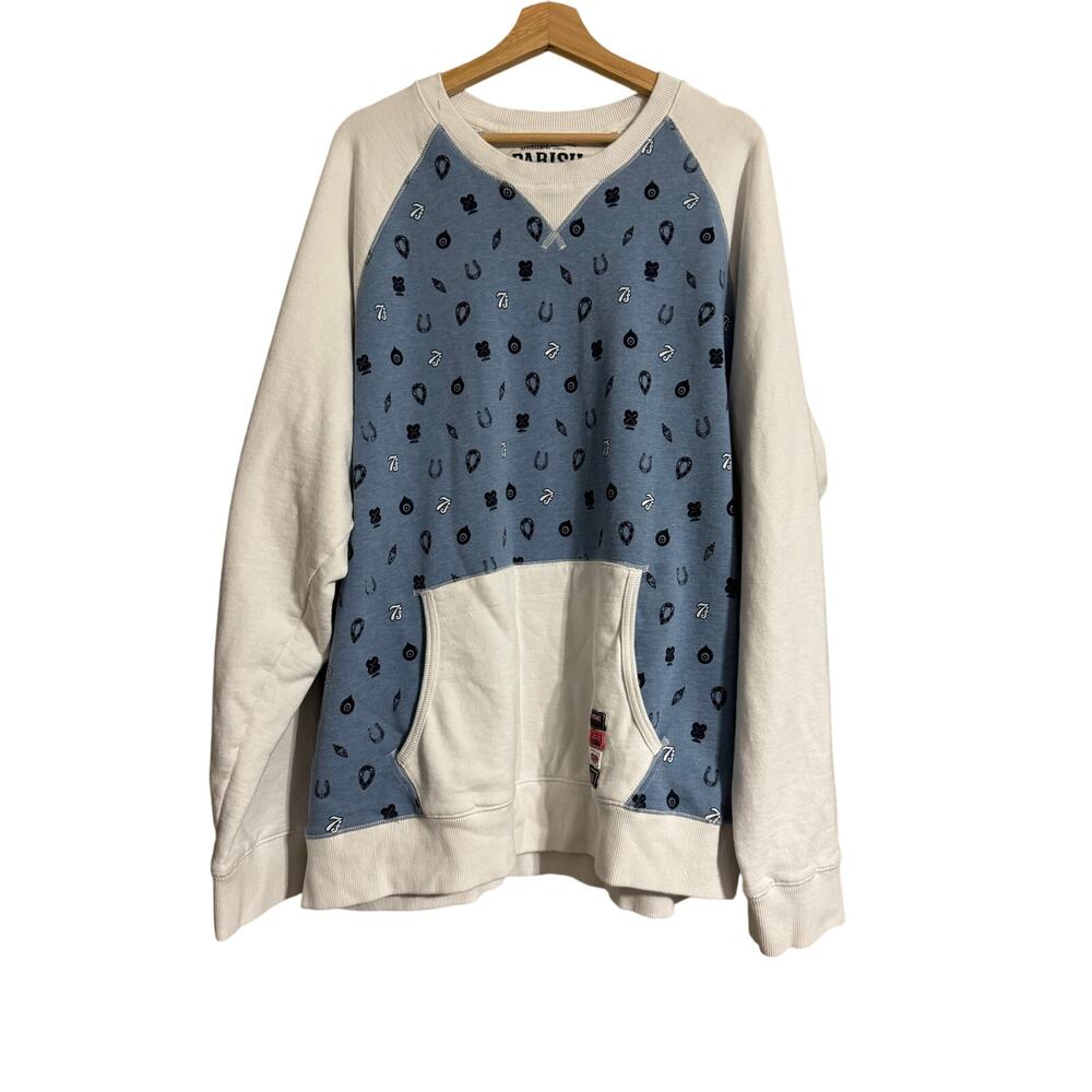 Parish Make Your Own Luck Lucky 7's Horseshoe Clover Sweatshirt 4XL